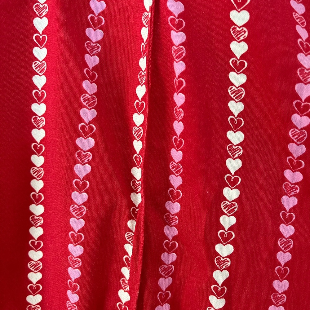 Stylish Red Striped Capris - Picture 2 of 3
